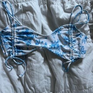 Wild Fable Blue and White Bikini Swimwear